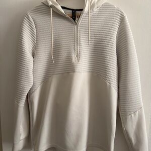 Apana Men's Cream Zip Up Hooded Sweater